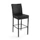 Option Black Faux Leather / Black Metal
