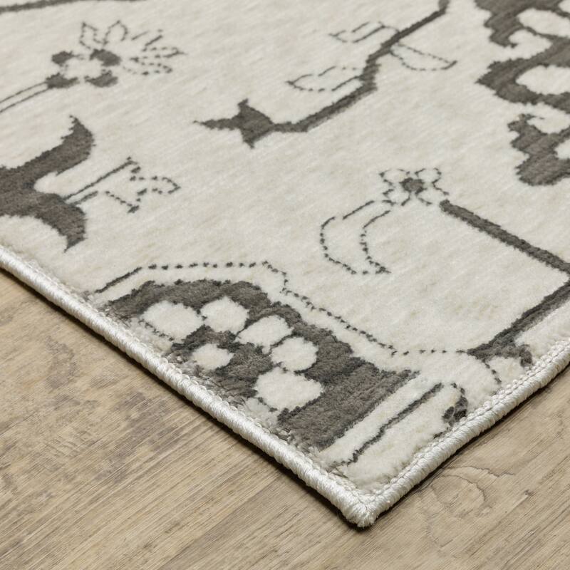 Style Haven Ingram Traditional Borderless Two-Tone Area Rug