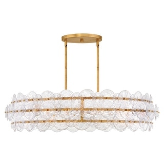 Fredrick Ramond FR30124 Rene 8 Light 45" Wide Ring Chandelier with
