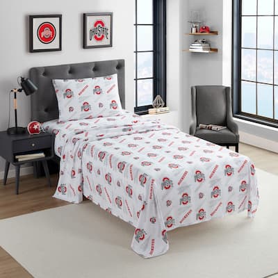 NCAA Officially Licenced Ohio State Buckeyes Sheet Set