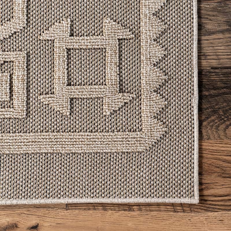 Nuloom Sequoia Tribal Textured Indoor/Outdoor Area Rug