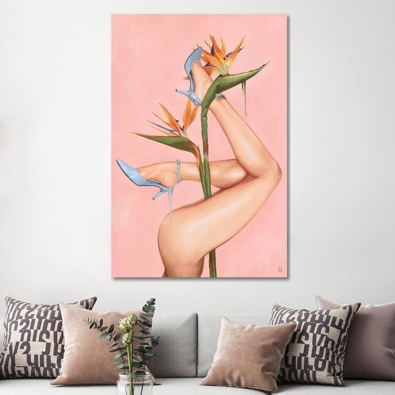 iCanvas "Bird Of Paradise" by Alexander Grahovsky Canvas Print