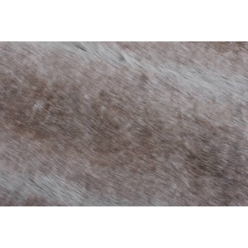 Serenta FauxFur Rug Sheepskin Shape Pelt Rug with Slip Stopping Pad