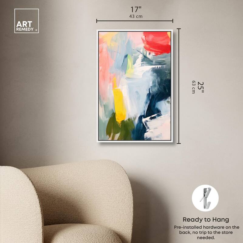 Confetti Storm Canvas by Art Remedy