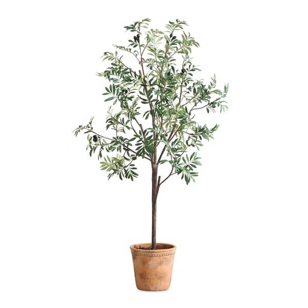 slide 2 of 5, Uttermost Olea Potted Olive Tree