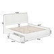 preview thumbnail 23 of 105, Portland Platform Bed with Footboard and Storage Drawers
