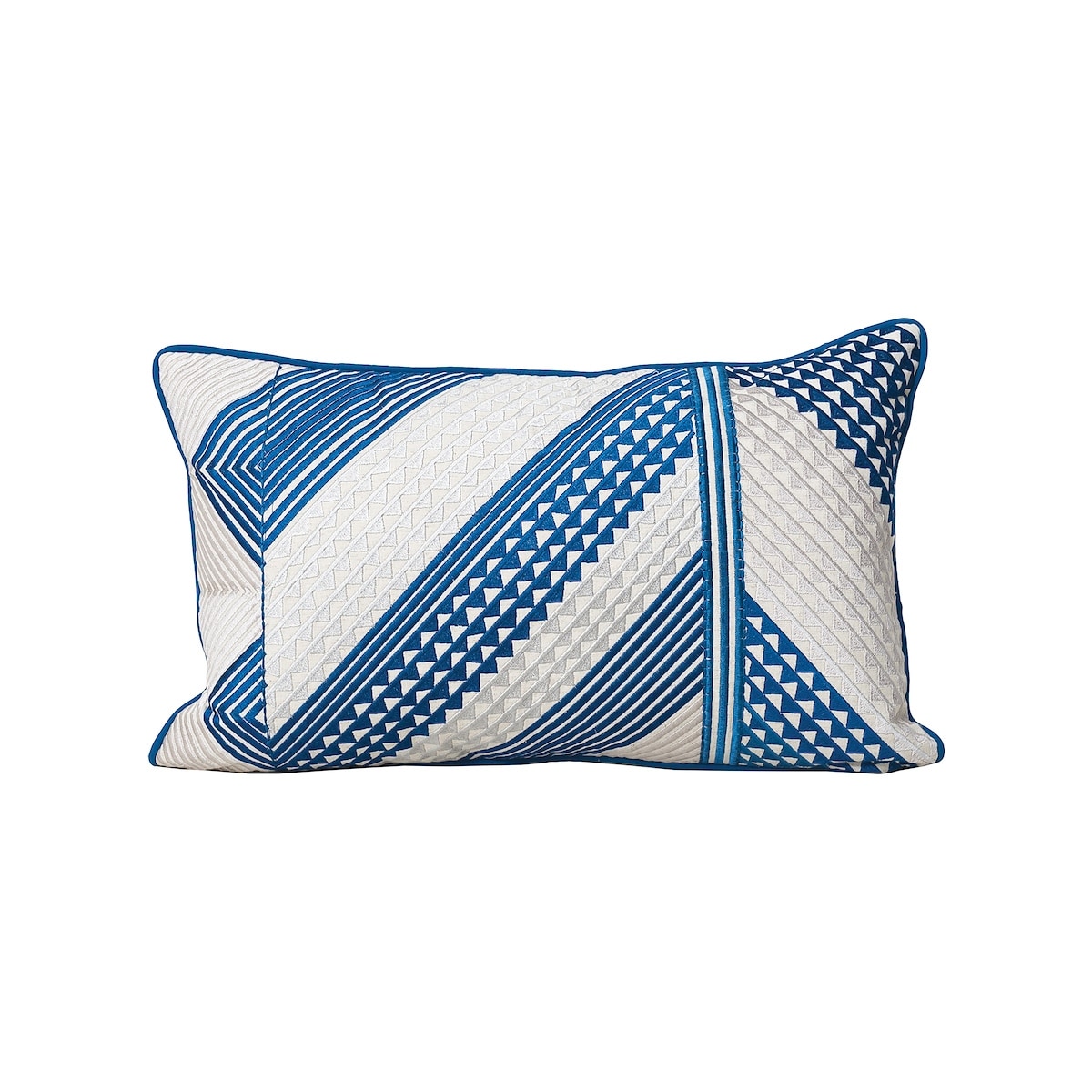 14" x 22" Niles Embroidered Throw Pillow