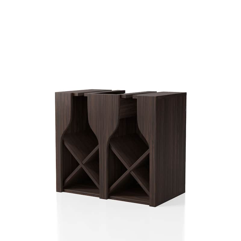 Aniya Rustic 8-bottle Wall-Mounted Wine Rack by Furniture of America