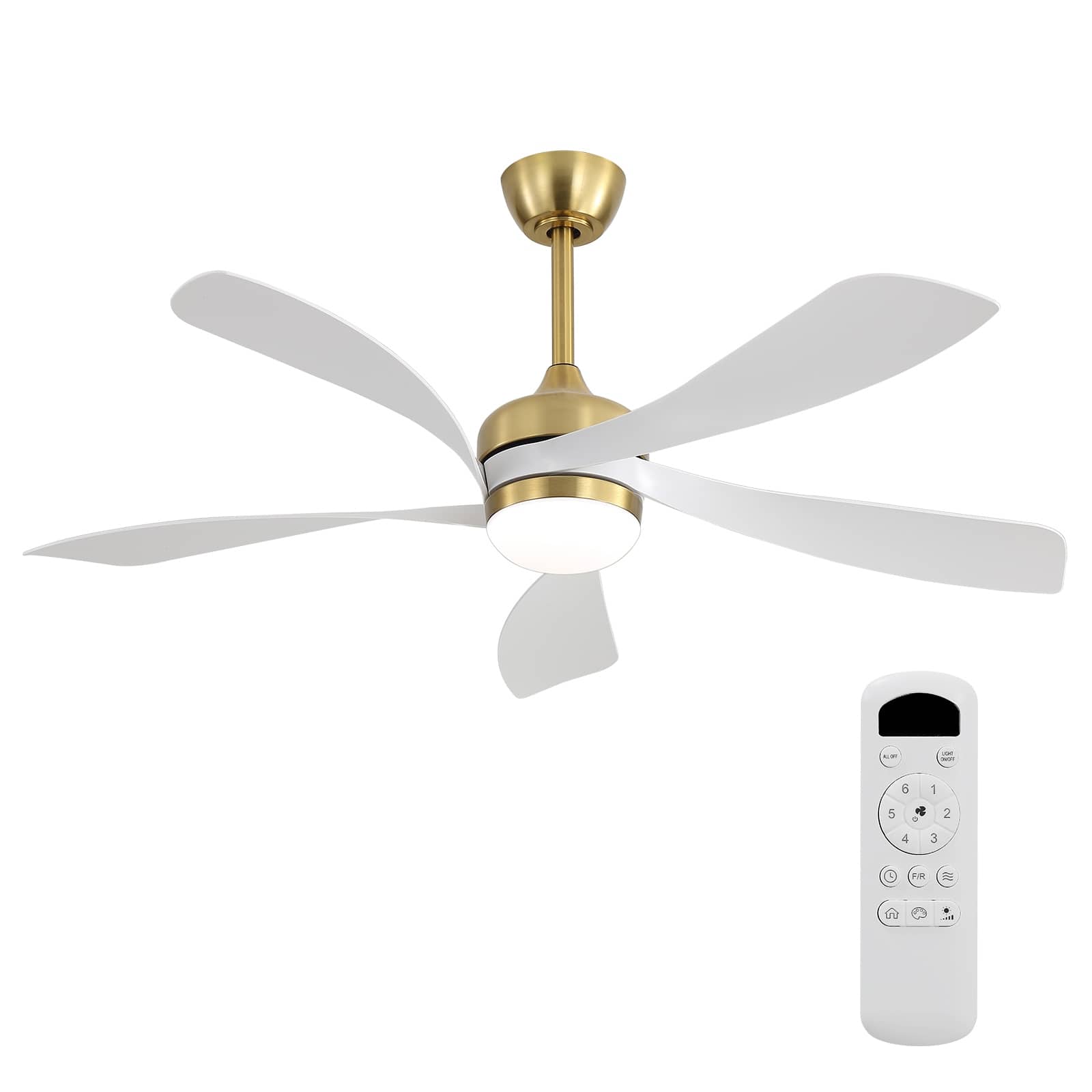 Option Gold with White Weather-resistant ABS Blades