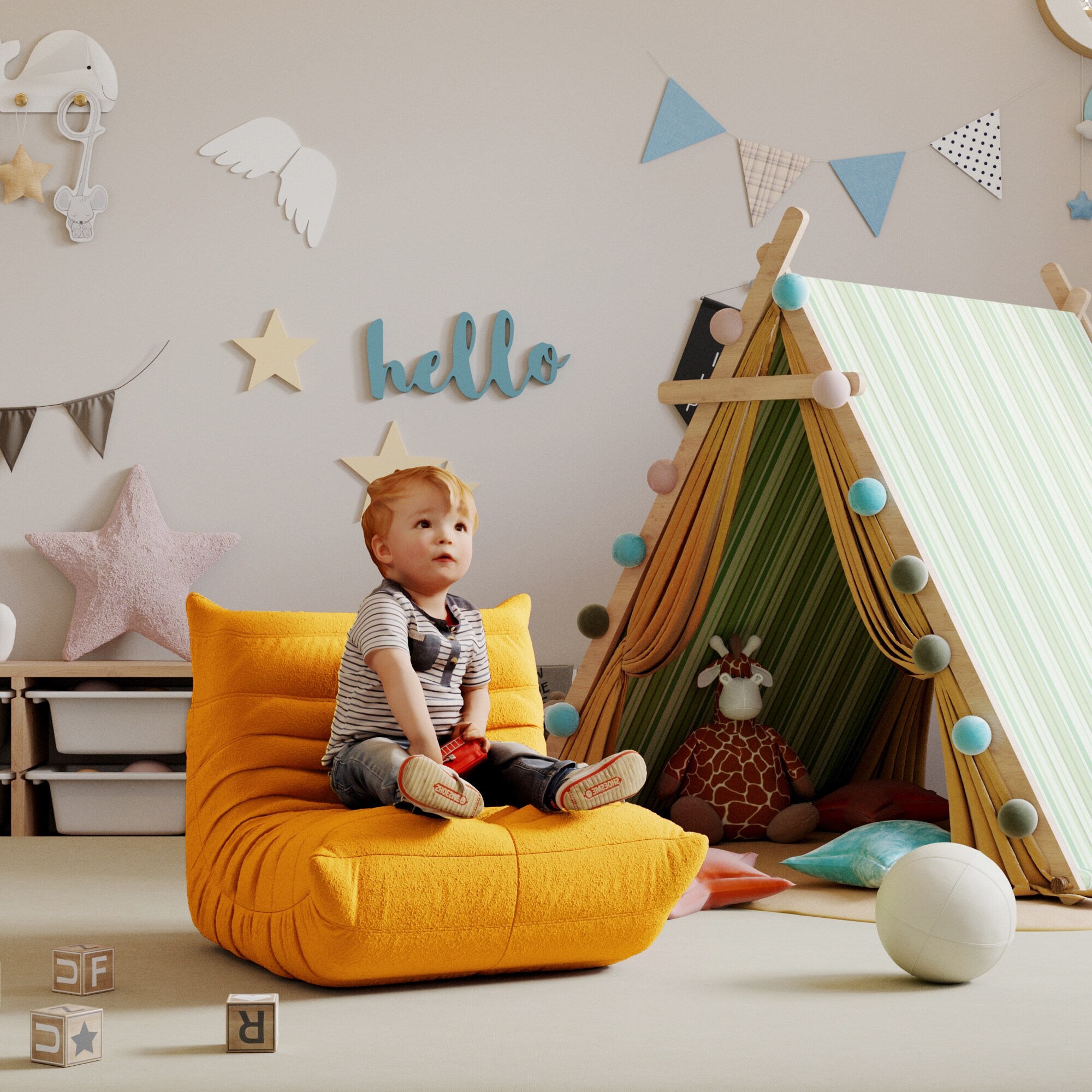 Lounge chair best sale for kids room