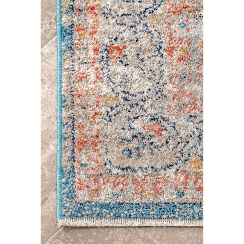 Nuloom Georgia Traditional Medallion Area Rug
