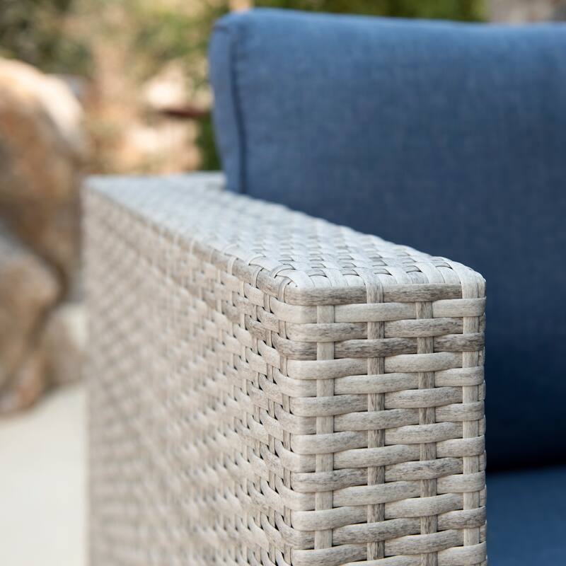 Corvus Trey 12-piece Sectional Wicker Patio Sofa Set