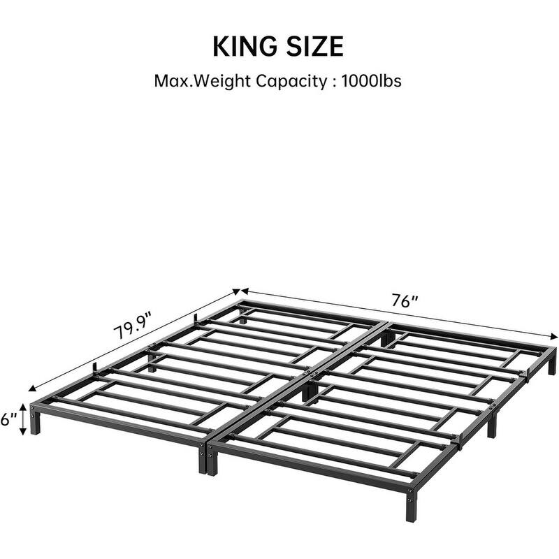 Simple and easy to install iron bed frame
