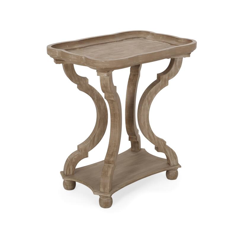 Ouray French Country Accent Table with Rectangular Top by Christopher Knight Home