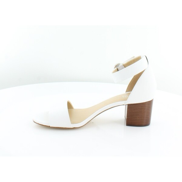 michael kors lena sandal white