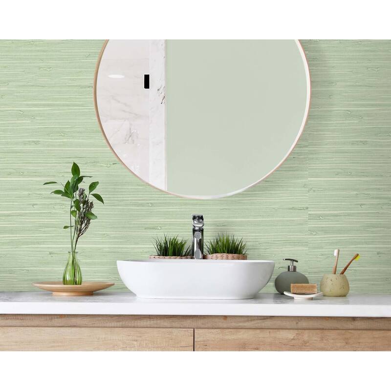 DuPont Tedlar Marion Faux Arrowroot High Performance Vinyl Unpasted Wallpaper