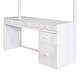 preview thumbnail 17 of 34, Twin/Full Size Loft Bed with Desk & Shelves for Kids/Adults, Wood Loft Beds w/Guardrails & Ladder for Dorm,Bedroom,Guest Room