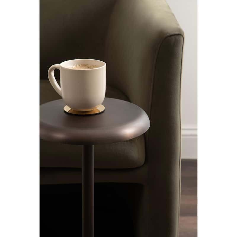 Kate and Laurel Morizet Round Metal Table