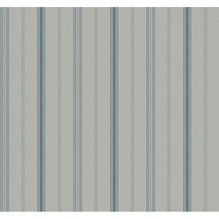 Seabrook Designs Dickens Stripe Unpasted Wallpaper