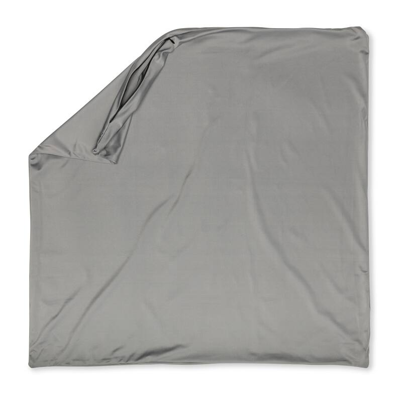 Throw Pillow Cozy Soft Microbead Dark Grey: 1 Pc - ~ Cover 16 x 16