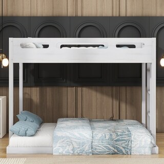 Durable Twin over Full Bunk Bed with Built-in Ladder - Bed Bath ...