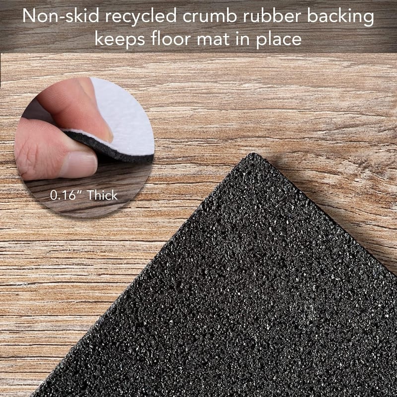 Welcome to Our Gnome Indoor/Outdoor Floor Mat Made in The USA Low Profile, Protective Non-Skid Rubber Backing, 29.5" by 17.75"