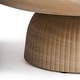 preview thumbnail 20 of 45, Studio London Maddox Single Round Coffee Table Stone Marble Effect