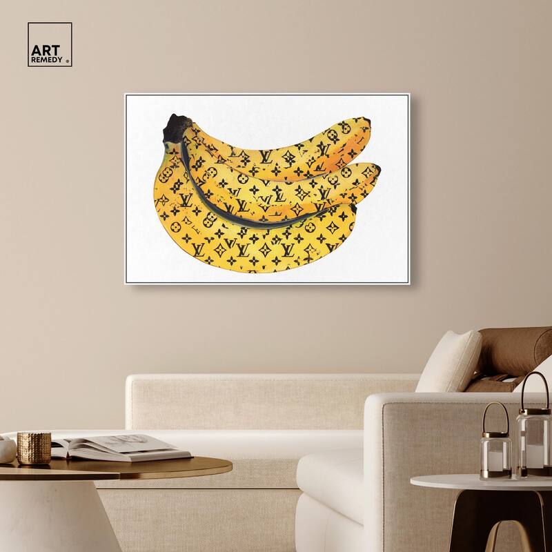 Fashion Bananas Canvas by Art Remedy