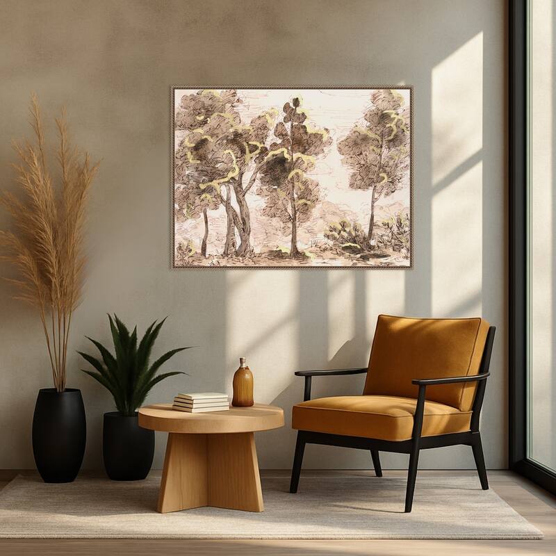 Tranquil Passage No. 2 by Melissa Wang Framed Canvas Wall Art Print