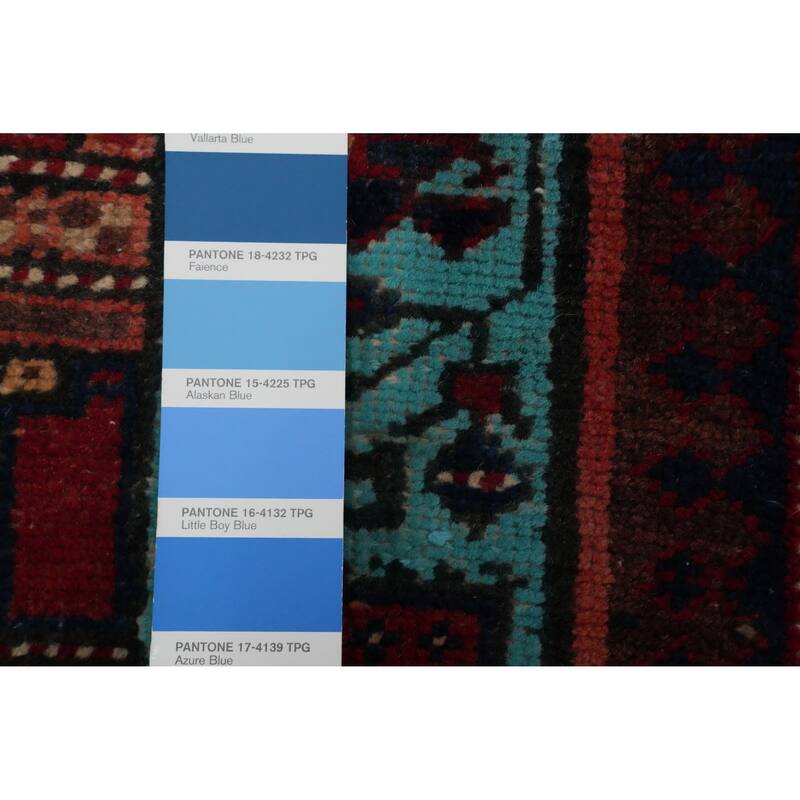 Hand Knotted Oriental 100% Wool Carpet Traditional Tribal Beige & Ivories Ardebil Runner Rug - 11' 11'' X 3' 3''