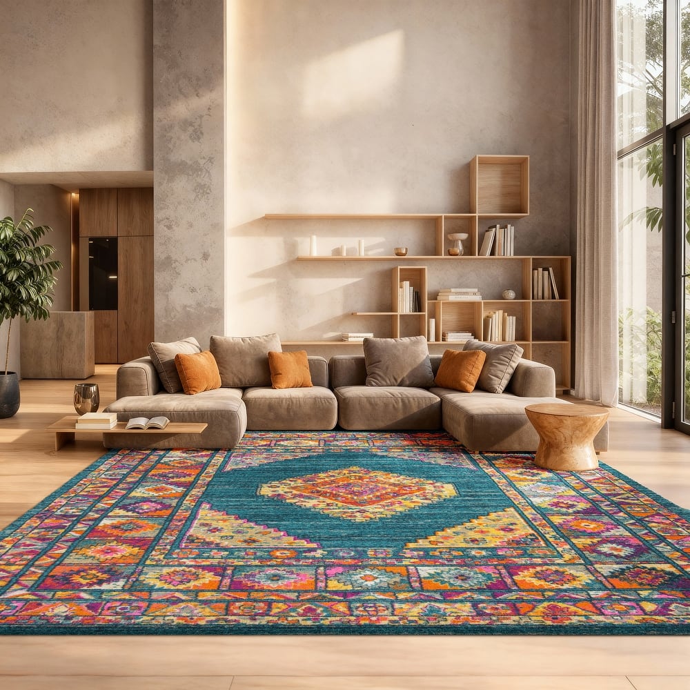 SAFAVIEH Madison Beverlee Vintage Boho Oriental Rug