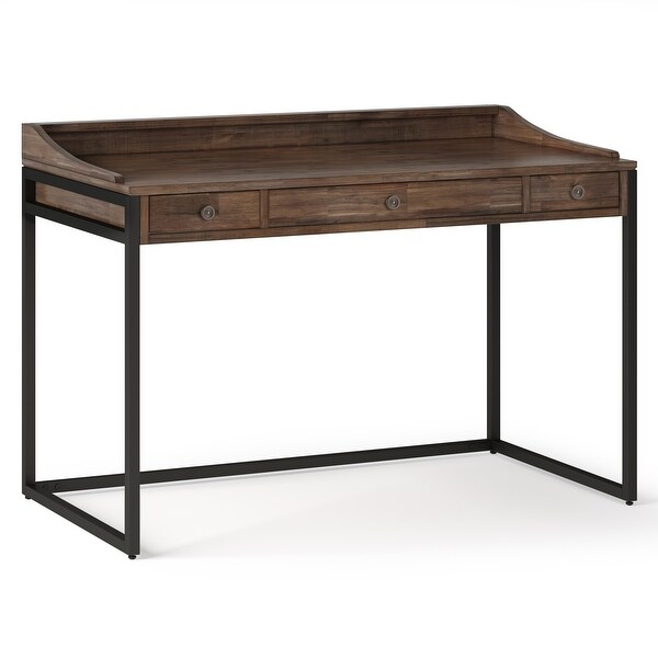 WYNDENHALL Brinkley SOLID ACACIA WOOD Modern Industrial 48 inch