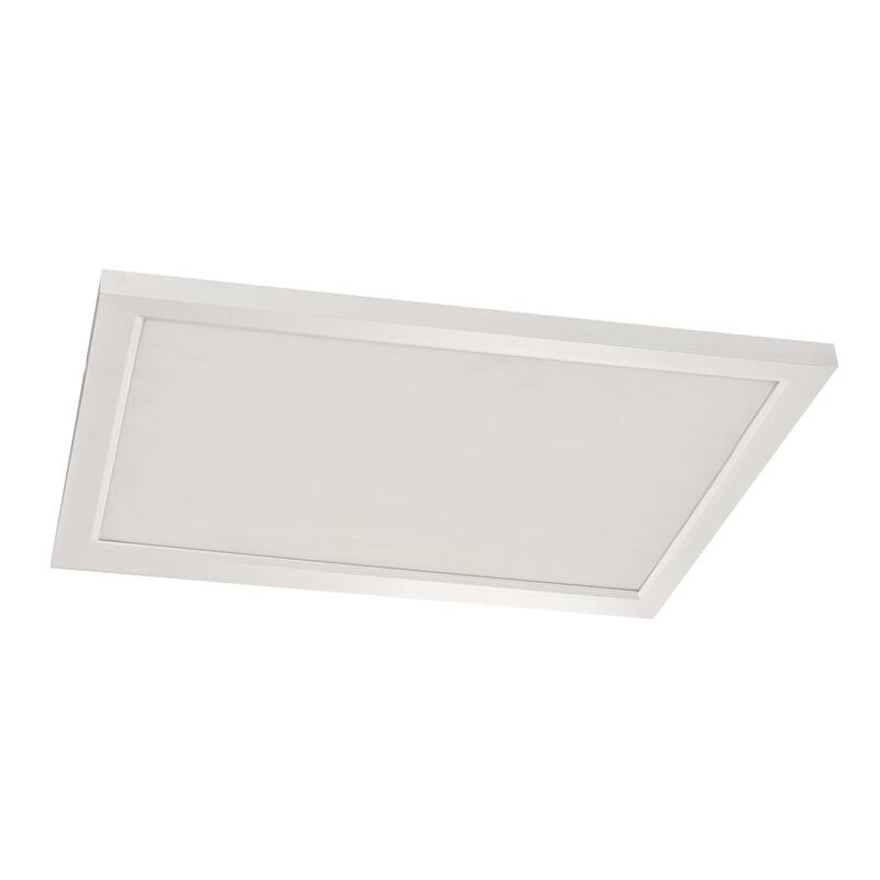 Lugano 24"x24" LED Flush Mount Light - 24"L x 24"W x 1"H - White