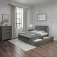 preview thumbnail 8 of 13, Max and Lily Farmhouse Full Bed w/ Panel Headboard and Storage Drawers