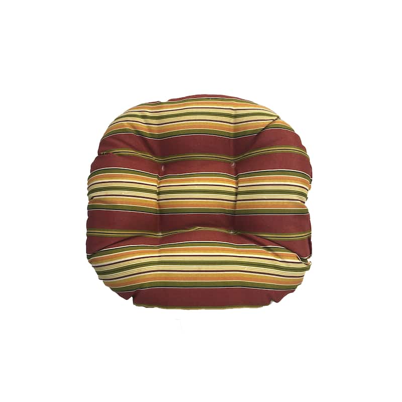 18-inch Round Indoor/Outdoor Footstool Cushion (Cushion Only) - 18 x 18