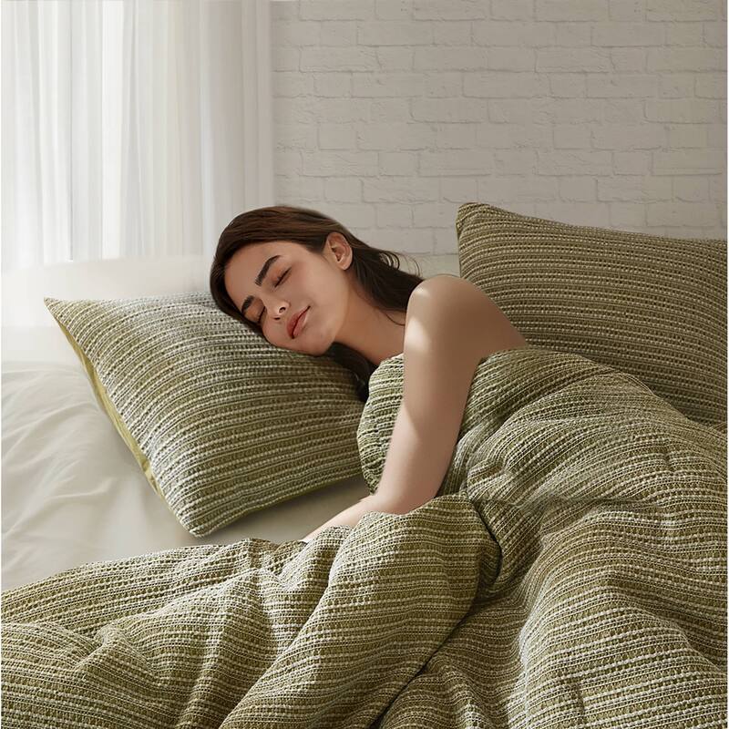 Woolrich Lyon Waffle Washed Comforter Set