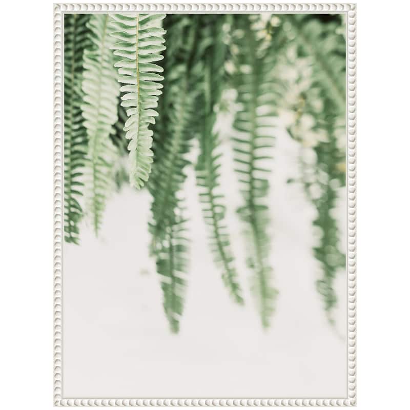Kate and Laurel Sylvie Fern Framed Canvas by Alicia Abla