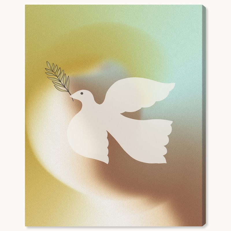 Wynwood Studio Canvas Animals Peaceful Camping Green Modern & Contemporary Wall Art Canvas Print