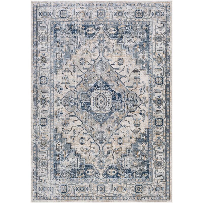 Livabliss Jolie Transitional Medallion Area Rug