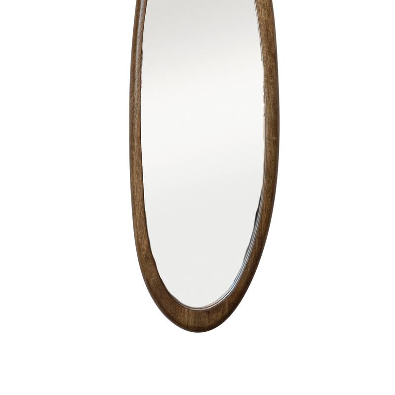 Mango Wood Framed Wall Mirror - 39.5"L x 1.0"W x 12.0"H