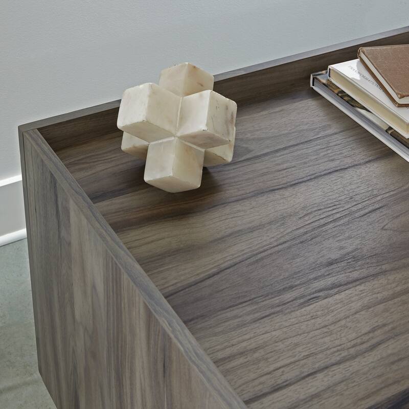 Wood Desk with File Drawer