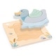 preview thumbnail 11 of 12, Wooden 3D Animal Puzzle for Kids - Toy for Toddlers & Girls Only Duck