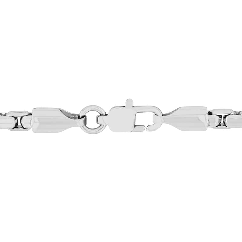 Steel Nation Stainless Steel Black Diamond Cross Pendant 1/4ctw