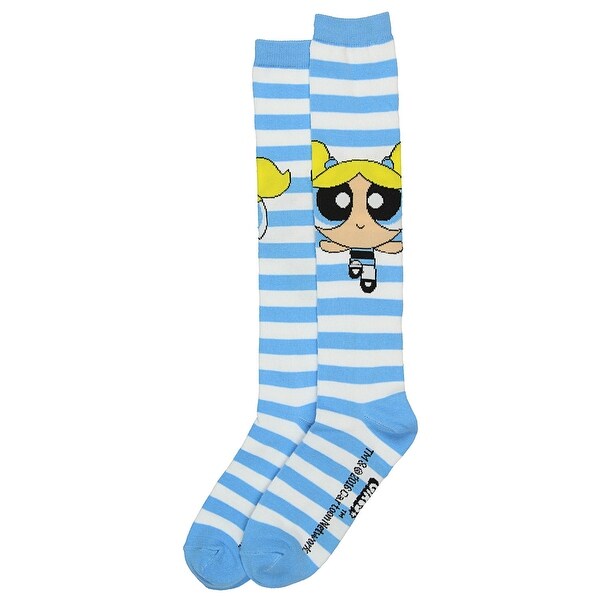Everything Legwear Powerpuff Girls-Rugby Knee High Cosplay Socks