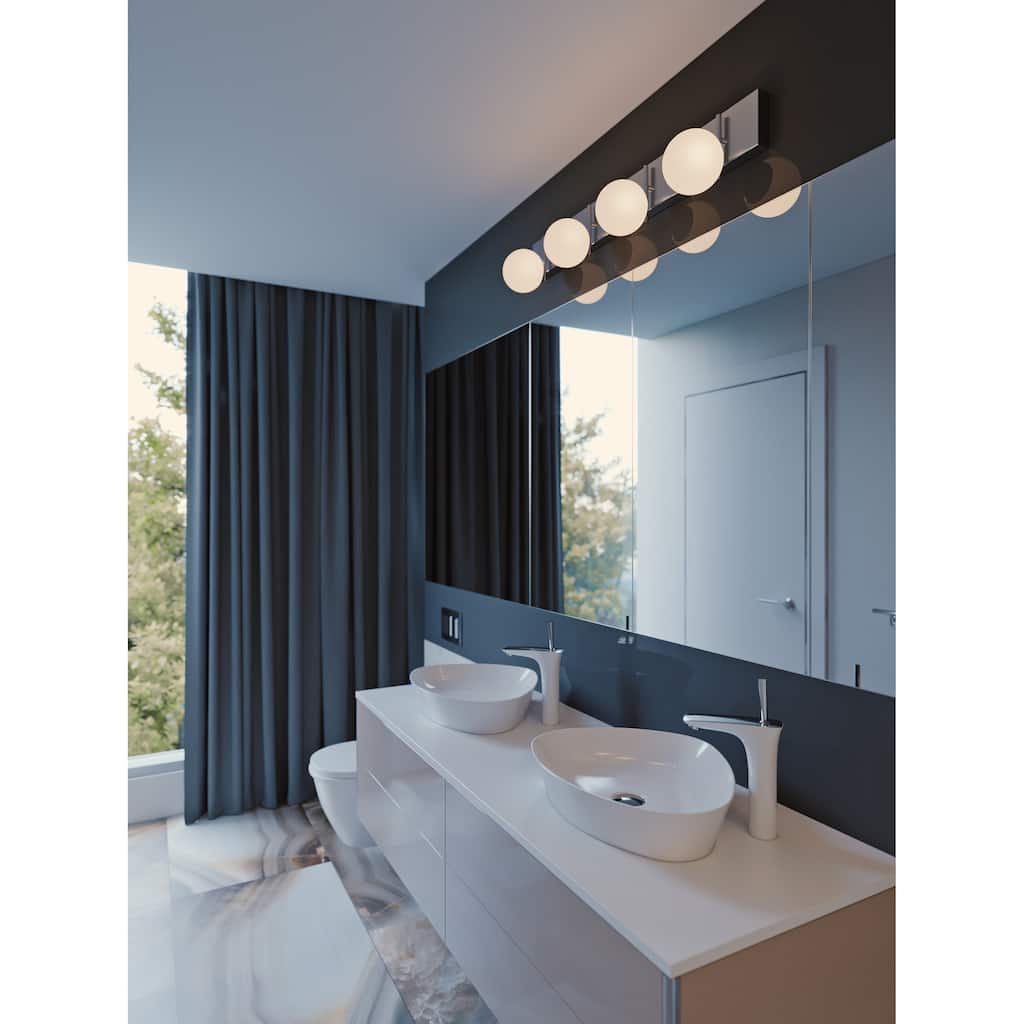 Metropolitan 38" LED Vanity - Satin Nickel