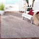 SAFAVIEH Courtyard Carolann Indoor/ Outdoor Waterproof Patio Backyard Rug - 6'7" x 9'6" - Brown/Beige