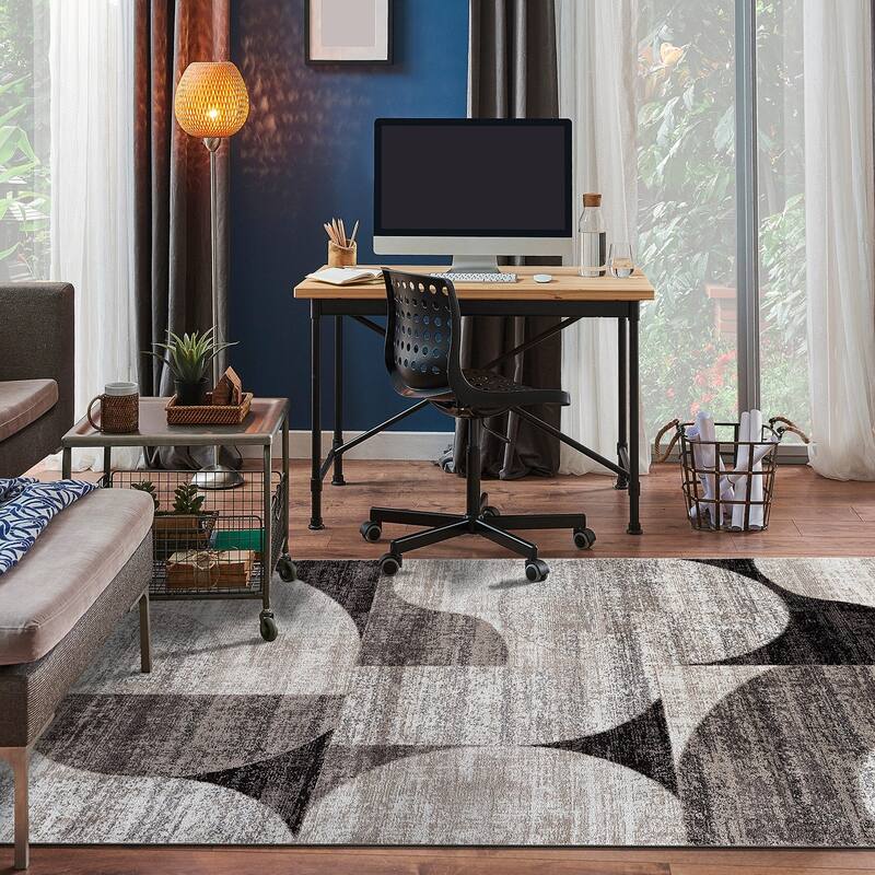 Modern Geometric Design Area Rug