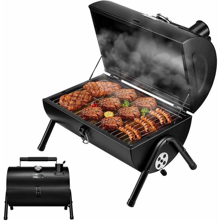 Multi-functional Metal Small BBQ Smoker - Cast Iron