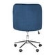 preview thumbnail 6 of 4, SAFAVIEH Evelynn Tufted Chrome Leg Swivel Adjustable Office Chair - 24" x 21.6" x 34.5"