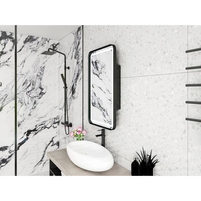 Rectangle Medicine Cabinet Mirror Bathroom Mirror with Storage